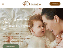 Tablet Screenshot of lifespringhealthcare.com